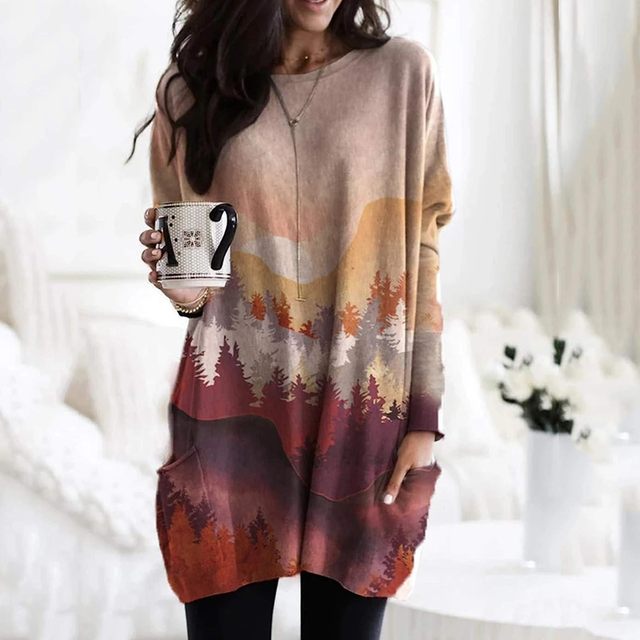 ELAINE - Langer Pullover für Frauen
