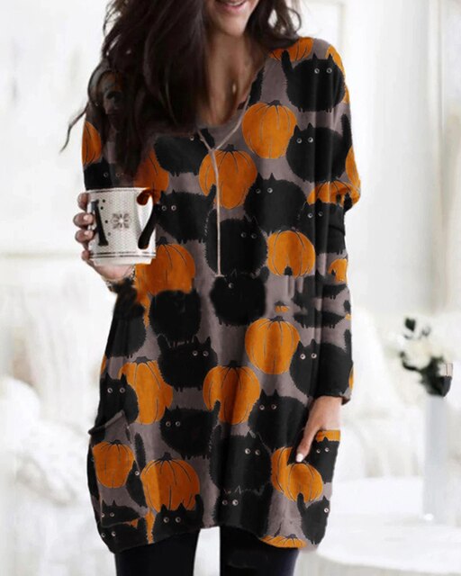 ELAINE - Langer Pullover für Frauen