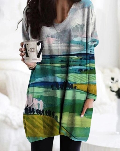ELAINE - Langer Pullover für Frauen