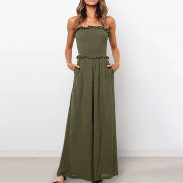 Janella - Schulterfreie Jumpsuits
