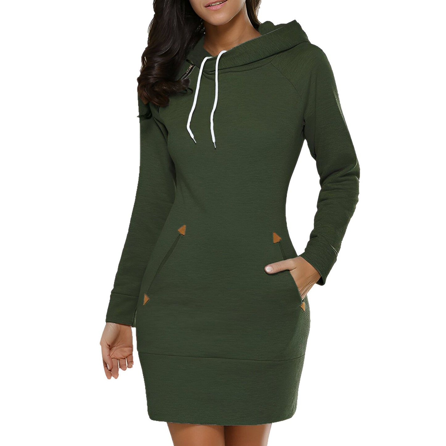 Amelina | Casual Hoodie Kleid mit Taschen