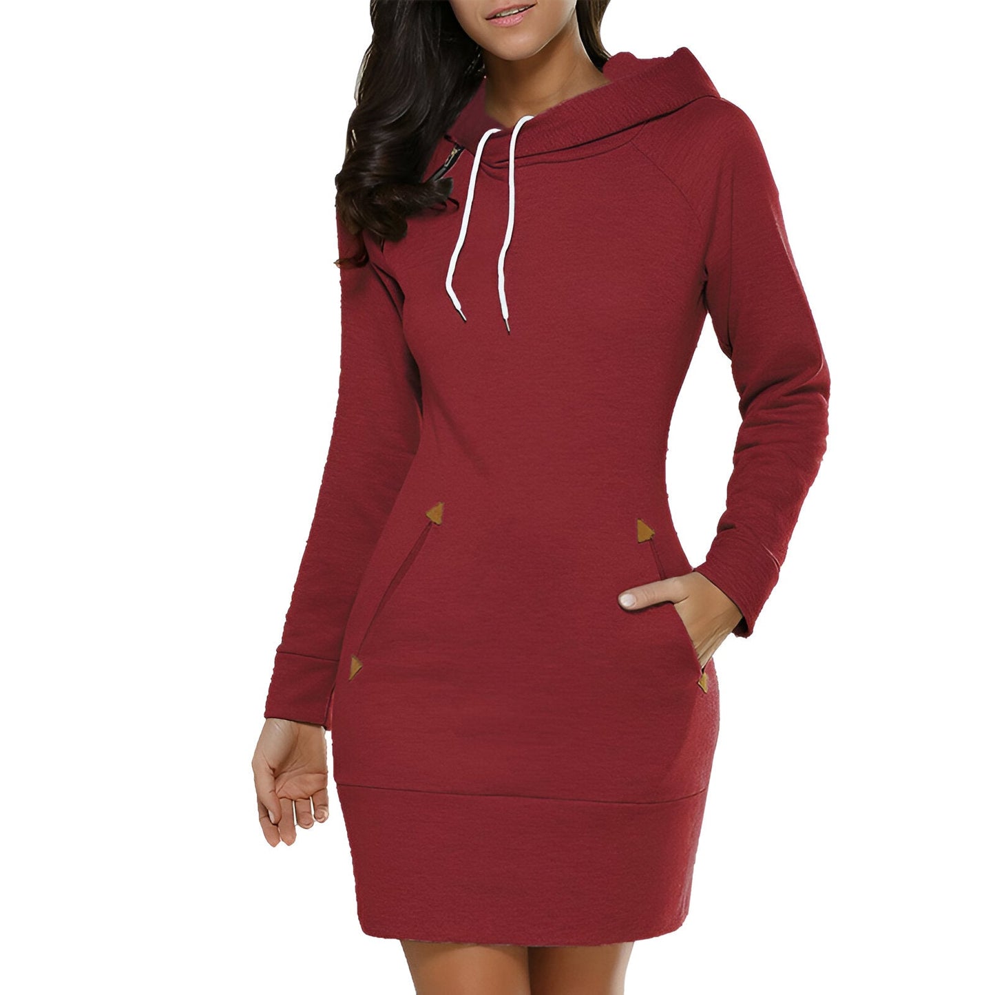 Amelina | Casual Hoodie Kleid mit Taschen
