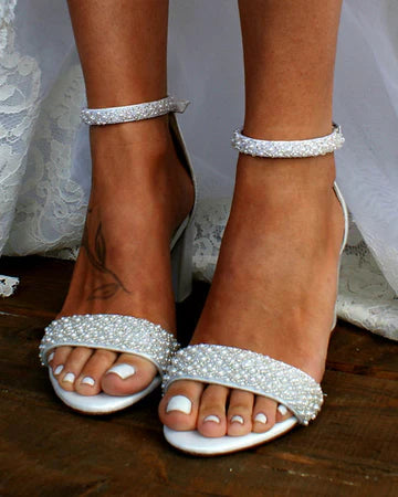 Swantje Rose - Elegante Hochzeitssandalen