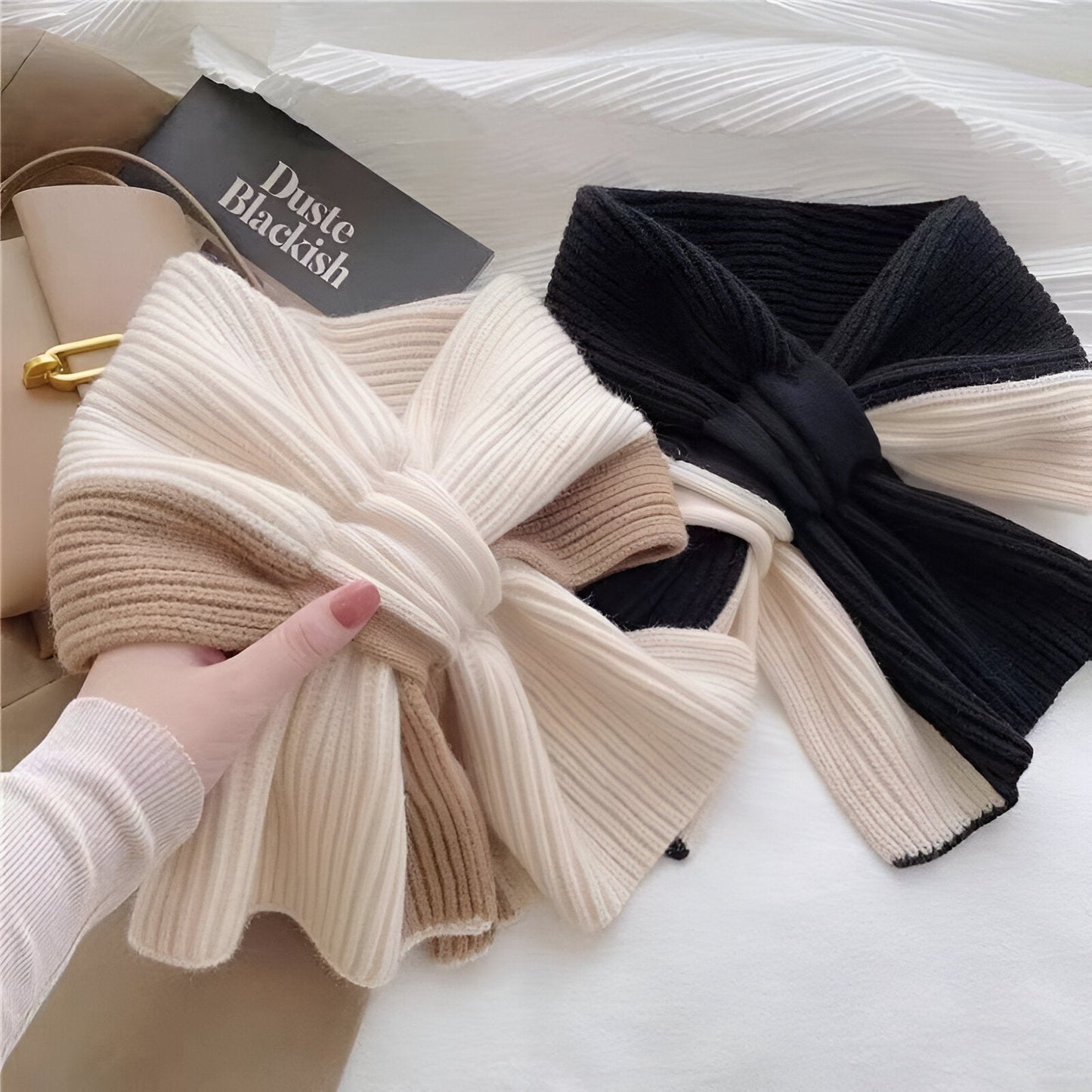 Janina | Kuscheliges und stilvolles Strickschal-Set für Mädchen