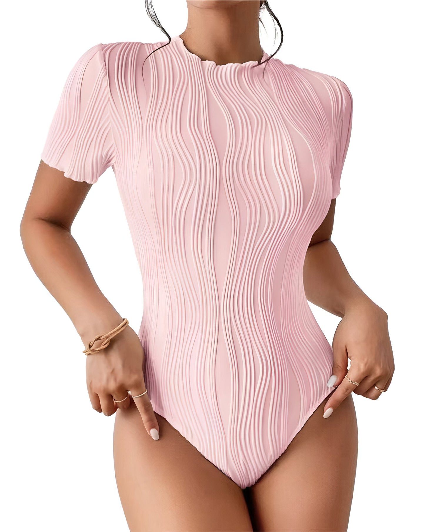 Lidiya | Elegantes Bodysuit mit Rundhalsausschnitt