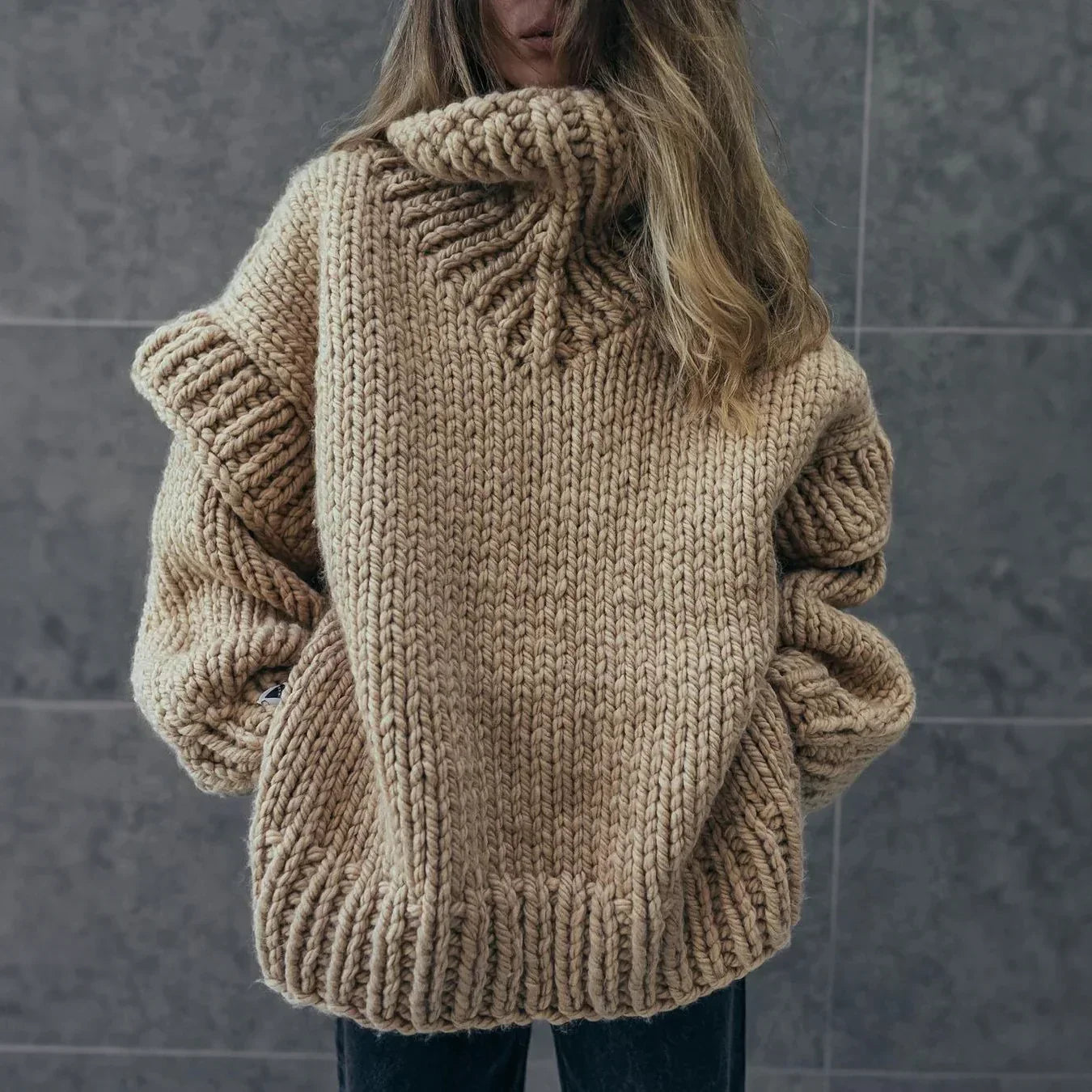 Gina - Rollkragenpullover in Übergröße